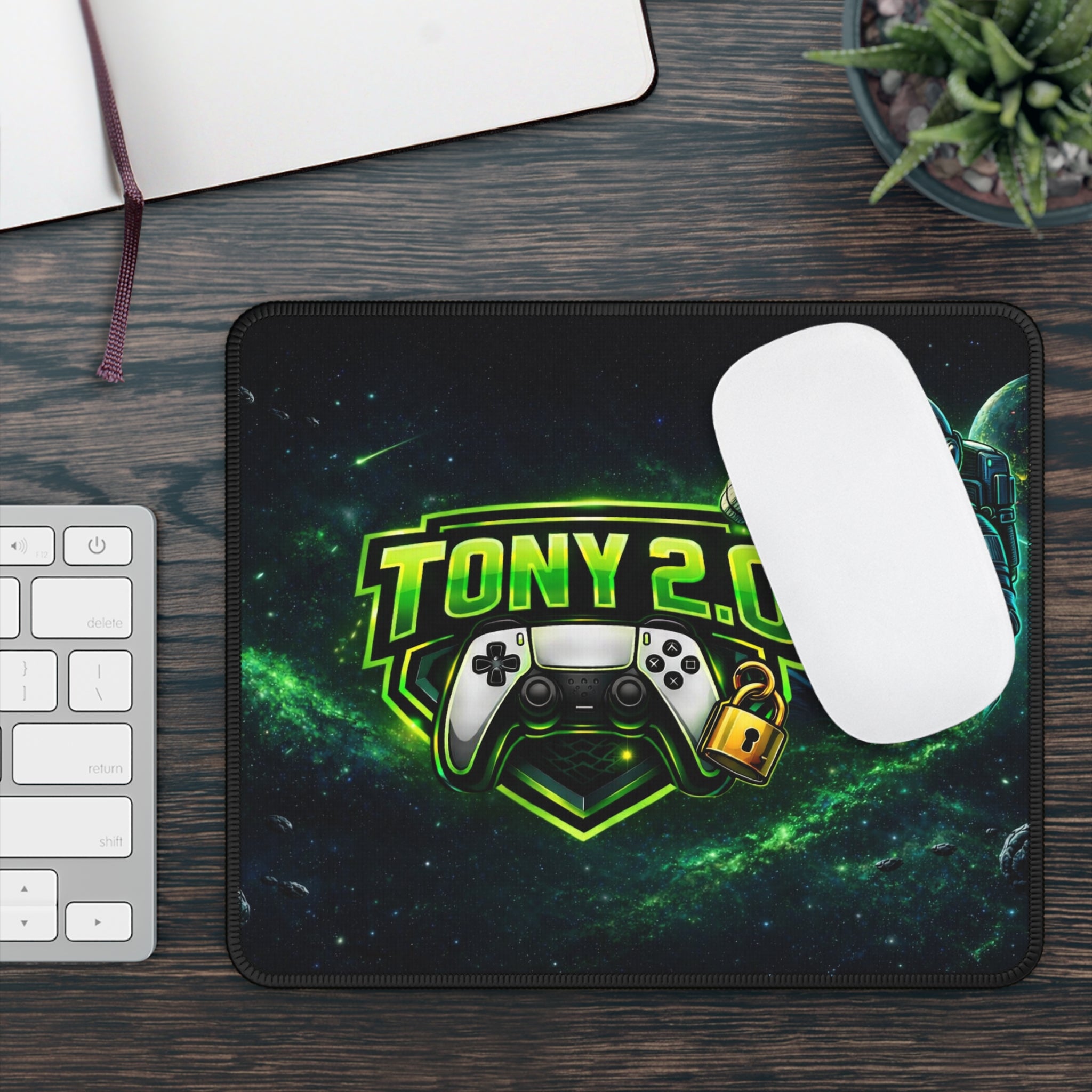 Tony 2.0 Astronaut Gamer Mouse Pad